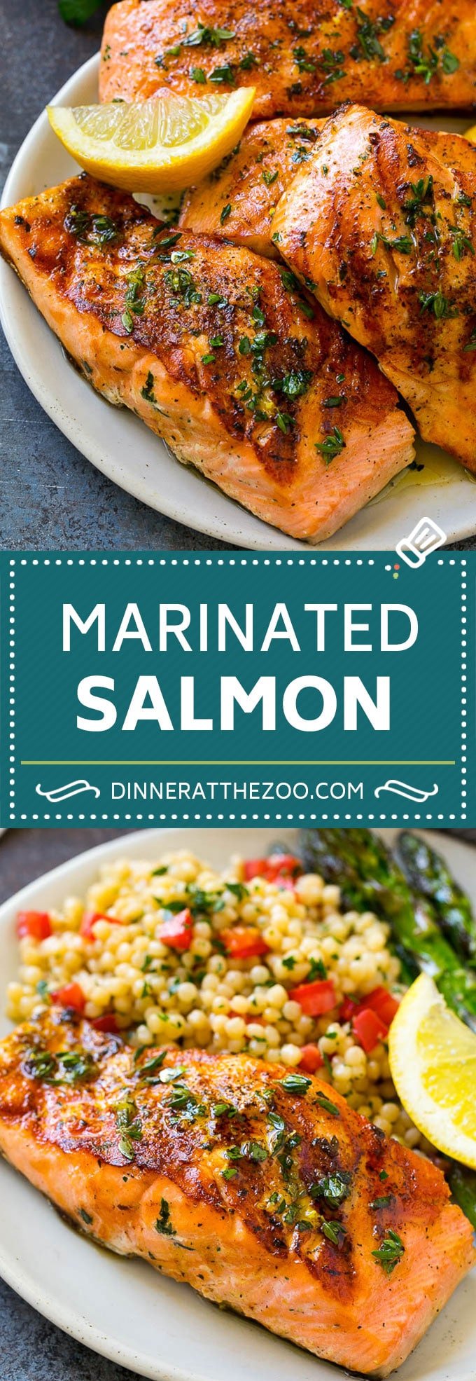Marinated Salmon Recipe | Grilled Salmon | Garlic and Herb Salmon #salmon #grilling #marinade #fish #dinner #fuyos