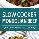 Slow Cooker Mongolian Beef Recipe | Crock Pot Mongolian Beef | Asian Beef Recipe | Slow Cooker Beef #beef #slowcooker #crockpot #asianfood #fuyos