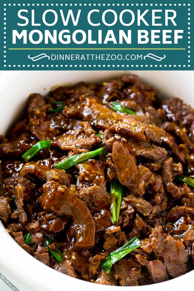 Slow Cooker Mongolian Beef Recipe | Crock Pot Mongolian Beef | Asian Beef Recipe | Slow Cooker Beef #beef #slowcooker #crockpot #asianfood #fuyos