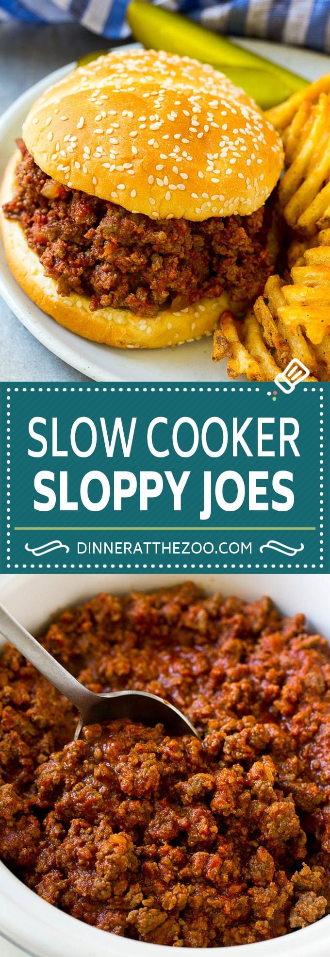 Slow Cooker Sloppy Joes Recipe | Crock Pot Sloppy Joes | Homemade Sloppy Joes #beef #slowcooker #crockpot #sandwich #fuyos