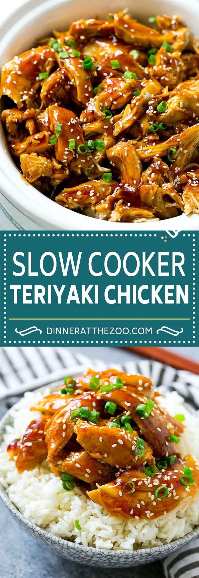 Slow Cooker Teriyaki Chicken Recipe | Crock Pot Teriyaki Chicken | Slow Cooker Chicken | Asian Chicken #slowcooker #crockpot #teriyaki #chicken #dinner #fuyos