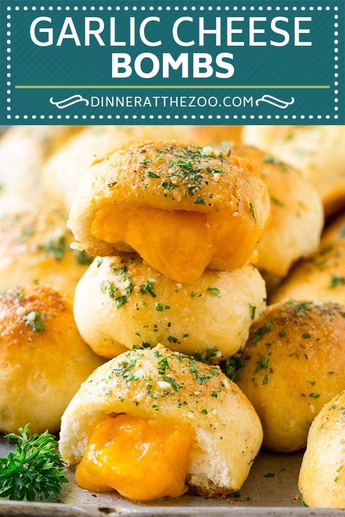 Cheese Bombs Recipe | Garlic Bread | Cheddar Bread #bread #cheese #appetizer #snack #garlicbread #fuyos