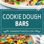 Cookie Dough Bars Recipe | Chocolate Chip Cookie Dough | Cookie Bars #cookiedough #cookies #cookiebars #chocolate #dessert #fuyos