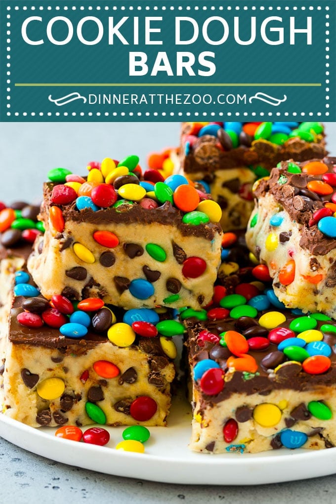 Cookie Dough Bars Recipe | Chocolate Chip Cookie Dough | Cookie Bars #cookiedough #cookies #cookiebars #chocolate #dessert #fuyos