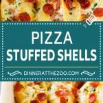 Pizza Stuffed Shells | Stuffed Shells Recipe | Italian Stuffed Shells #pizza #pasta #cheese #pepperoni #dinner #fuyos