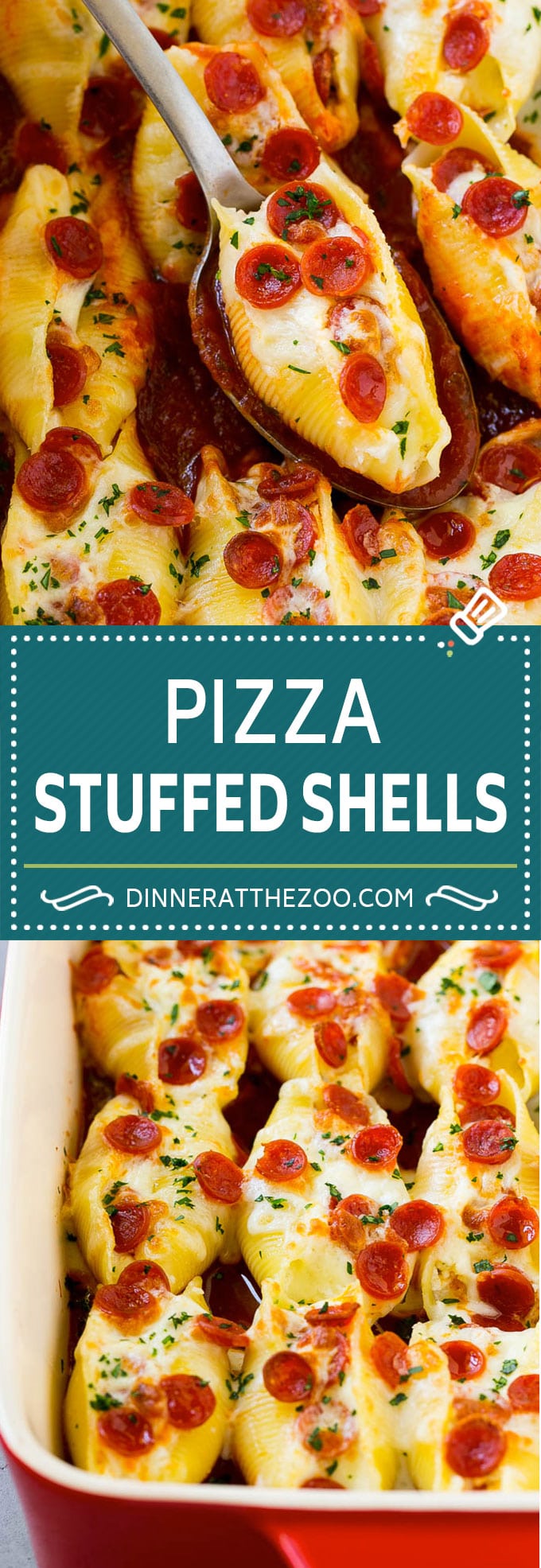 Pizza Stuffed Shells | Stuffed Shells Recipe | Italian Stuffed Shells #pizza #pasta #cheese #pepperoni #dinner #fuyos