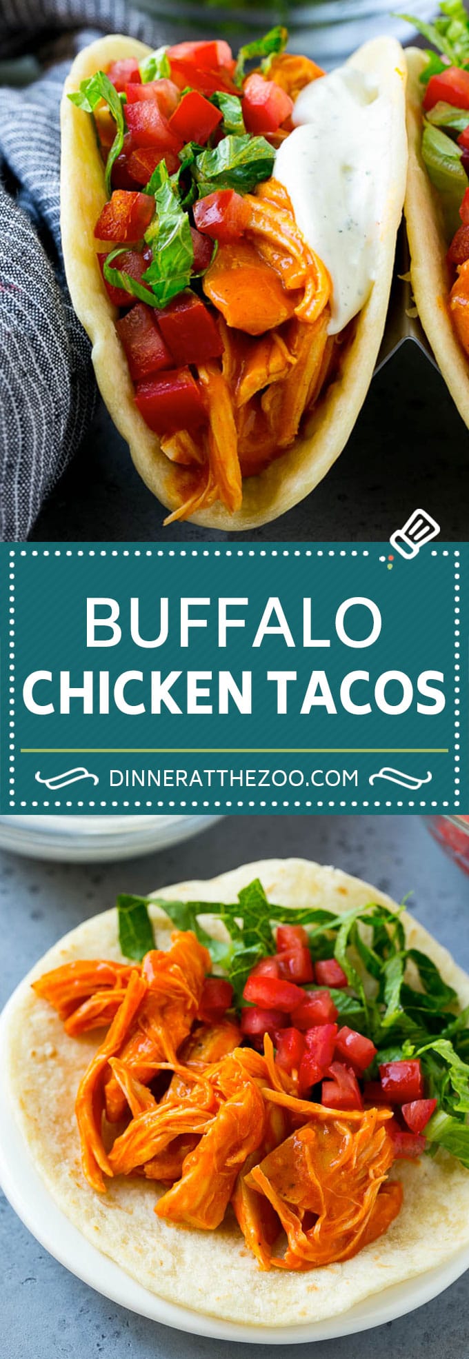 Buffalo Chicken Tacos | Chicken Taco Recipe | Spicy Chicken Tacos #tacos #tacotuesday #buffalochicken #chicken #ranch #dinner #fuyos