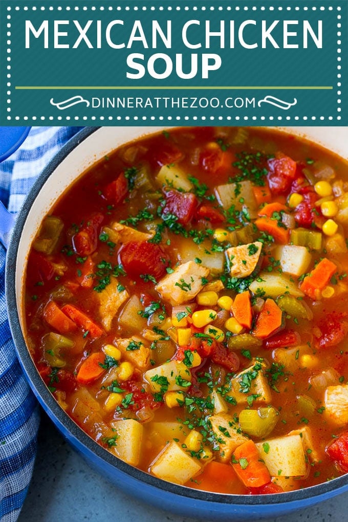 Mexican Chicken Soup | Chicken and Vegetable Soup | Chicken and Potato Soup #chicken #soup #chickensoup #mexican #healthy #dinner #fuyos