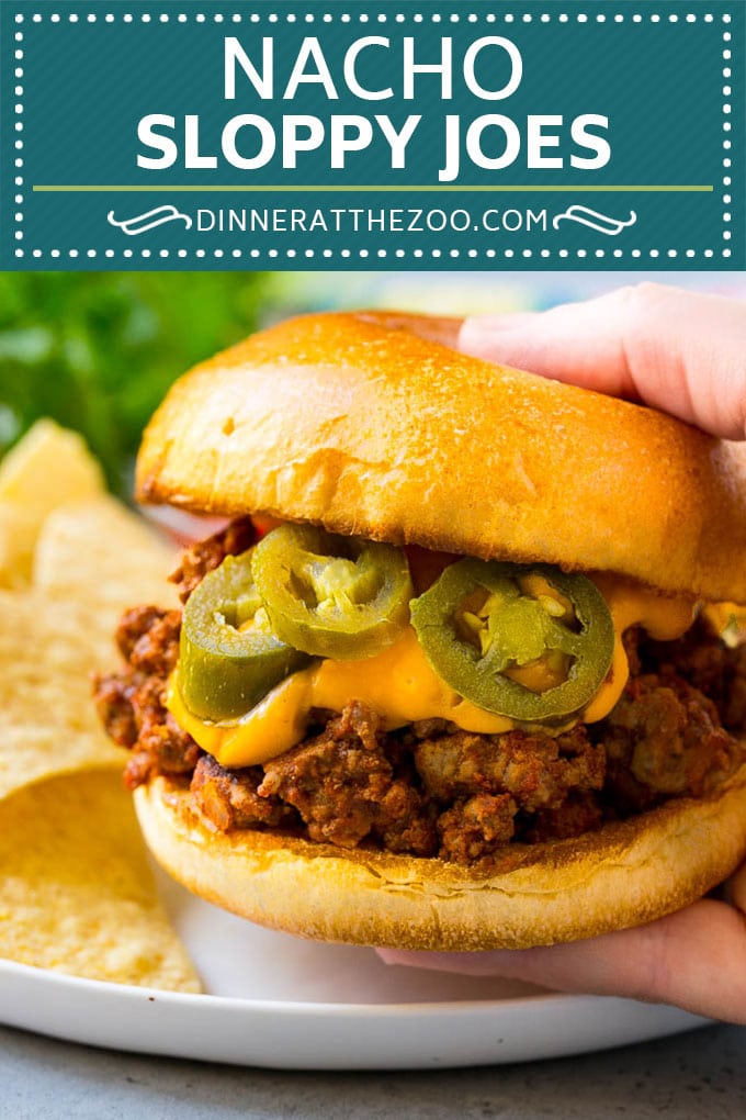 Nacho Sloppy Joes Recipe | Ground Beef Recipe | Easy Sloppy Joes #beef #nachos #cheese #spicy #sandwich #dinner #fuyos
