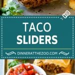 Taco Sliders Recipe | Beef Slider Sandwiches | Easy Slider Sandwiches #sandwich #taco #beef #cheese #snack #appetizer #fuyos