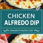 Chicken Alfredo Dip Recipe | Chicken Dip | Cheese Dip #dip #appetizer #chicken #cheese #fuyos