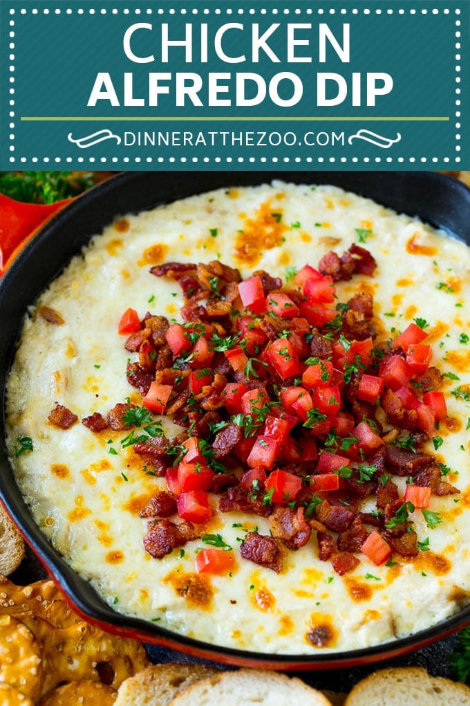 Chicken Alfredo Dip Recipe | Chicken Dip | Cheese Dip #dip #appetizer #chicken #cheese #fuyos