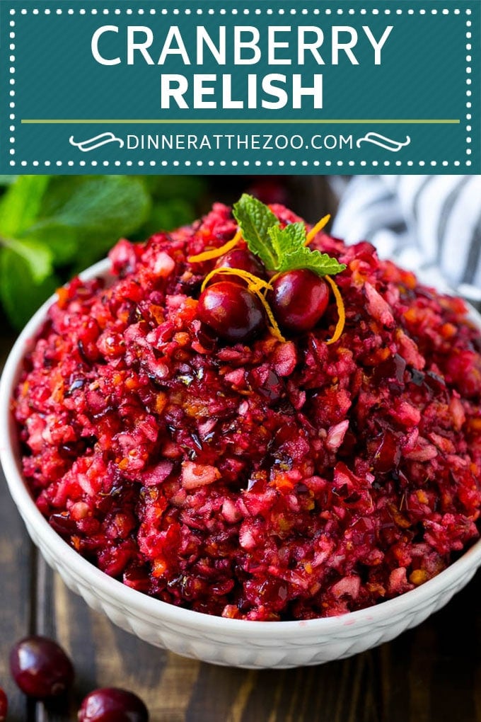 Cranberry Relish Recipe | Cranberry Sauce | Raw Cranberry Relish #cranberry #relish #sauce #thanksgiving #fall #dinner #fuyos