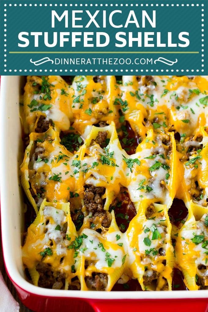 Mexican Stuffed Shells Recipe | Stuffed Shells | Mexican Pasta #dinner #pasta #mexican #beef #noodles #cheese #fuyos