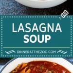 Lasagna Soup Recipe | Italian Soup | Ground Beef Soup #lasagna #pasta #soup #beef #dinner #fuyos #italian