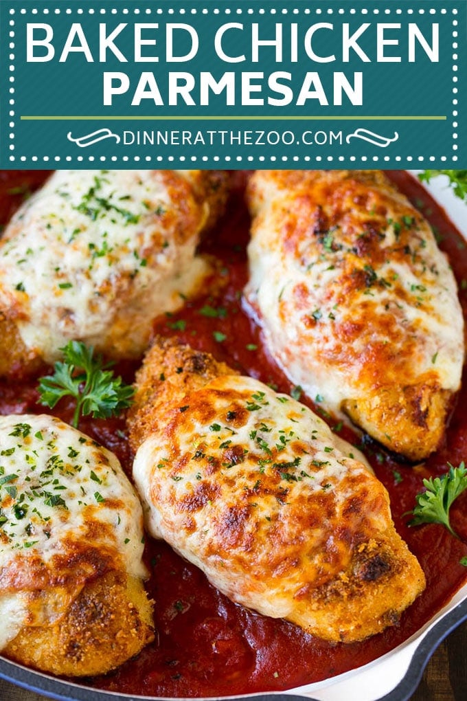 Baked Chicken Parmesan Recipe | Italian Chicken Parmesan | Baked Chicken #chicken #cheese #pasta #dinner #fuyos