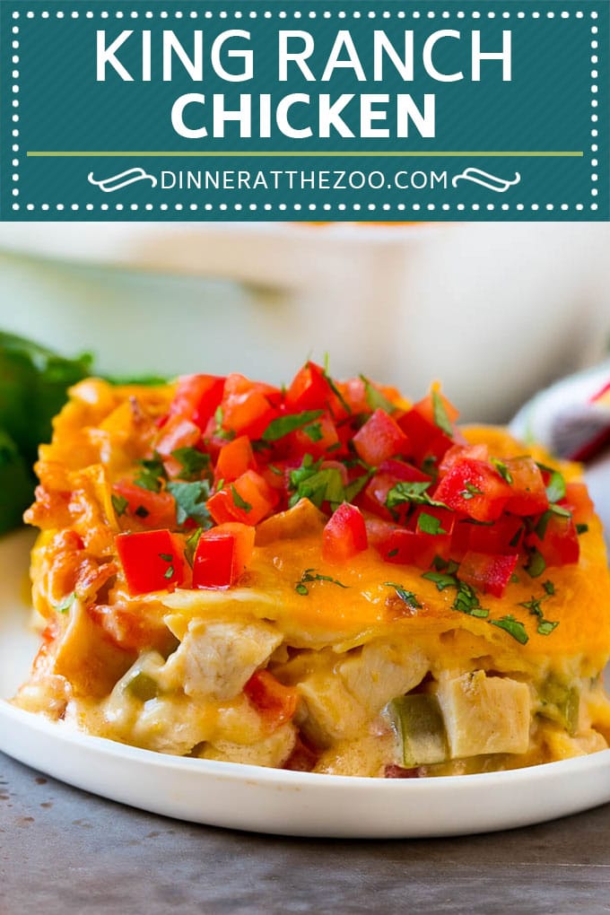 King Ranch Chicken Recipe | Mexican Chicken Casserole | Creamy Chicken Casserole #casserole #chicken #cheese #comfortfood #dinner #fuyos