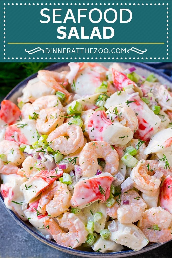 Seafood Salad Recipe | Shrimp Salad Recipe | Crab Salad #salad #shrimp #crab #seafood #lunch #lowcarb #dinner #fuyos