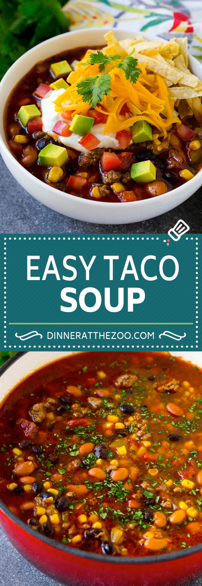 Taco Soup Recipe | Beef Taco Soup | Mexican Soup #soup #beef #taco #mexicanfood #beans #dinner #fuyos