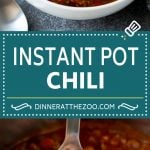 Instant Pot Chili Recipe | Pressure Cooker Chili | Beef Chili | Beef and Bean Chili #chili #beef #beans #instantpot #pressurecooker #dinner #soup #fuyos