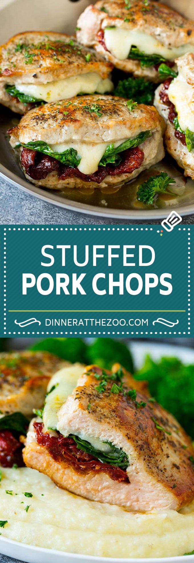 Stuffed Pork Chops Recipe | Boneless Pork Chops Recipe | Italian Pork Chops #pork #porkchops #cheese #lowcarb #dinner #fuyos