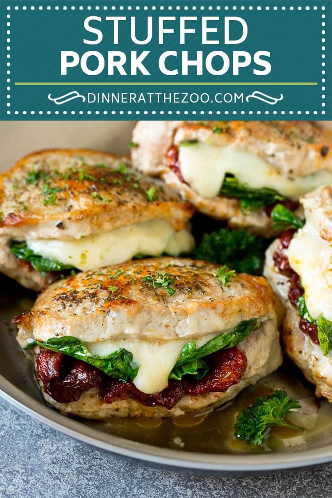 Stuffed Pork Chops Recipe | Boneless Pork Chops Recipe | Italian Pork Chops #pork #porkchops #cheese #lowcarb #dinner #fuyos