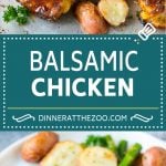 Balsamic Chicken Recipe | Sheet Pan Chicken | Glazed Chicken #chicken #asparagus #potatoes #dinner #glutenfree #fuyos