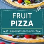 Fruit Pizza Recipe | Dessert Pizza | Fruit Dessert #cookie #fruit #pizza #dessert #sweets #fuyos