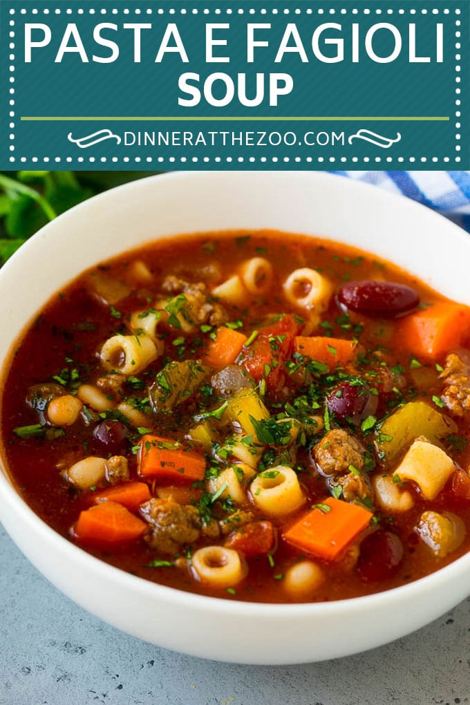 Pasta e Fagioli Soup | Pasta Fazool | Beef Soup | Italian Soup #soup #beef #italianfood #pasta #dinner #fuyos