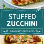 Stuffed Zucchini Boats Recipe | Baked Zucchini | Low Carb Zucchini #dinner #lowcarb #keto #zucchini #sausage #fuyos