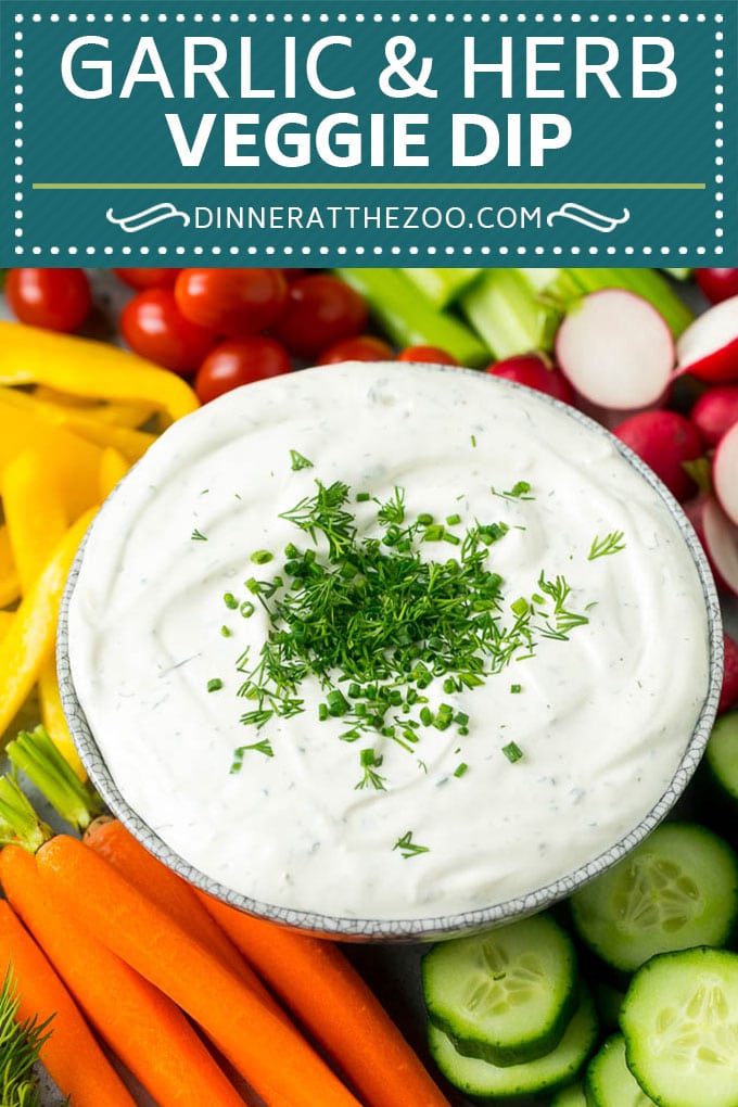 Veggie Dip Recipe | Garlic & Herb Dip | Vegetable Dip #dip #appetizer #lowcarb #keto #vegetables #fuyos