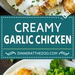 Creamy Garlic Chicken Recipe | Chicken Breast Tenders | Sauteed Chicken #chicken #garlic #parmesan #dinner #glutenfree #keto #lowcarb #fuyos