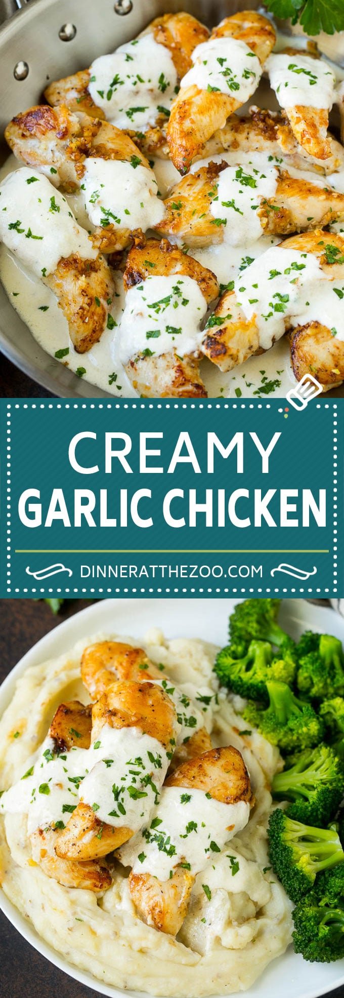 Creamy Garlic Chicken Recipe | Chicken Breast Tenders | Sauteed Chicken #chicken #garlic #parmesan #dinner #glutenfree #keto #lowcarb #fuyos