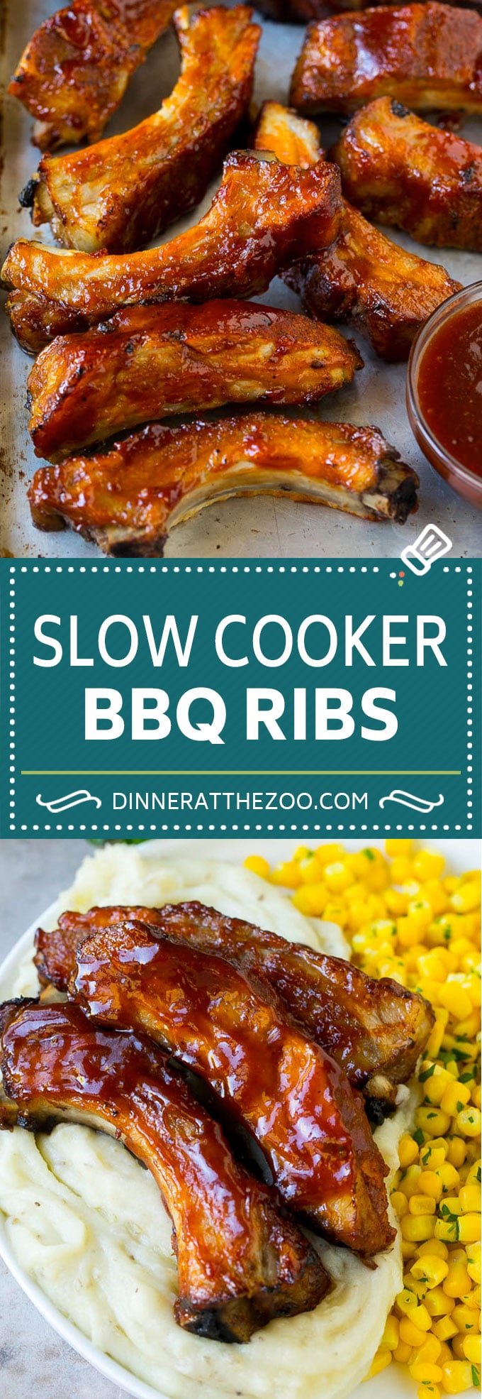 Slow Cooker Ribs | Baby Back Ribs | Crock Pot Ribs | Pork Ribs #ribs #pork #slowcooker #crockpot #bbq #dinner #fuyos
