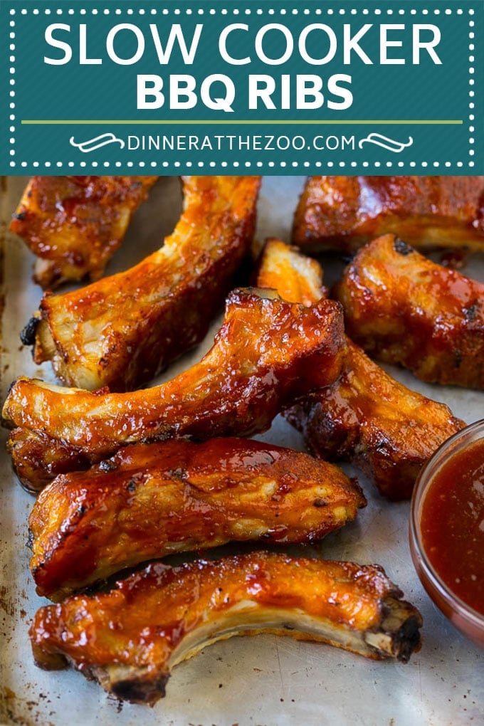 Slow Cooker Ribs | Baby Back Ribs | Crock Pot Ribs | Pork Ribs #ribs #pork #slowcooker #crockpot #bbq #dinner #fuyos
