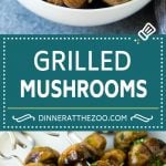 Grilled Mushrooms Recipe | Mushroom Kabobs | Mushroom Side Dish #mushroom #grilling #garlic #keto #lowcarb #fuyos