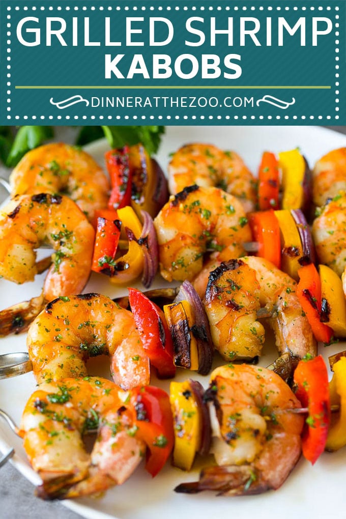Shrimp Kabobs Recipe | Shrimp Skewers | Grilled Shrimp #shrimp #grilling #kabobs #dinner #fuyos #peppers
