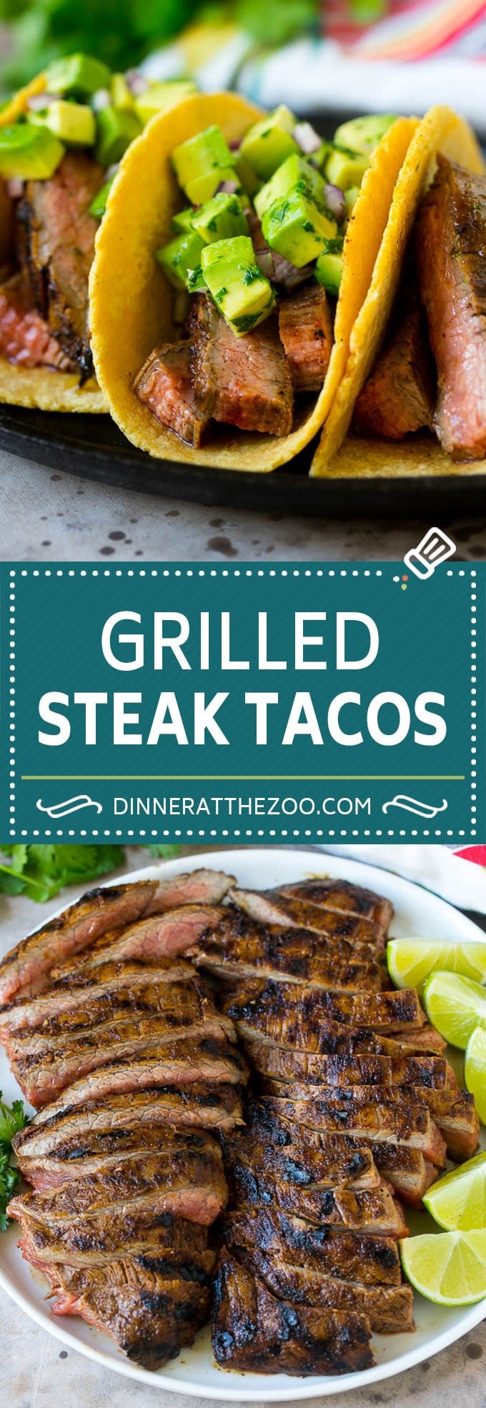 Steak Tacos Recipe | Beef Tacos | Grilled Steak #steak #tacos #tacotuesday #avocado #dinner #fuyos