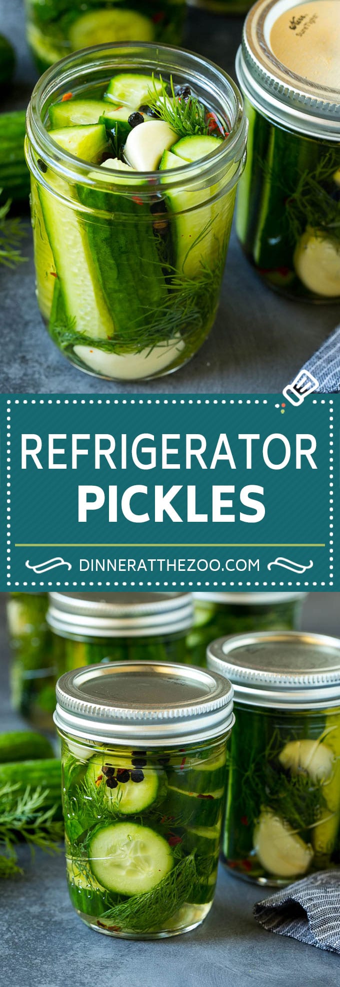 Refrigerator Pickles Recipe | Pickled Cucumbers | Quick Pickles #pickles #cucumbers #garlic #dill #fuyos