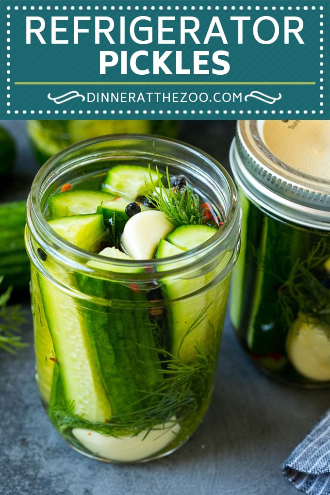 Refrigerator Pickles Recipe | Pickled Cucumbers | Quick Pickles #pickles #cucumbers #garlic #dill #fuyos