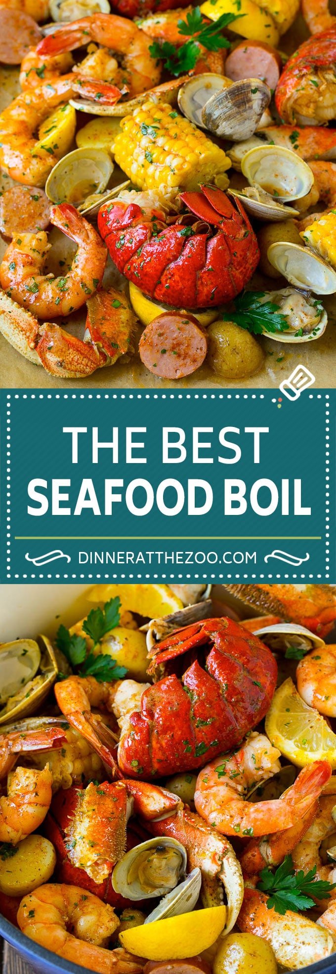 Seafood Boil Recipe | Shrimp Boil #lobster #shrimp #clams #crab #sausage #corn #potatoes #dinner #fuyos