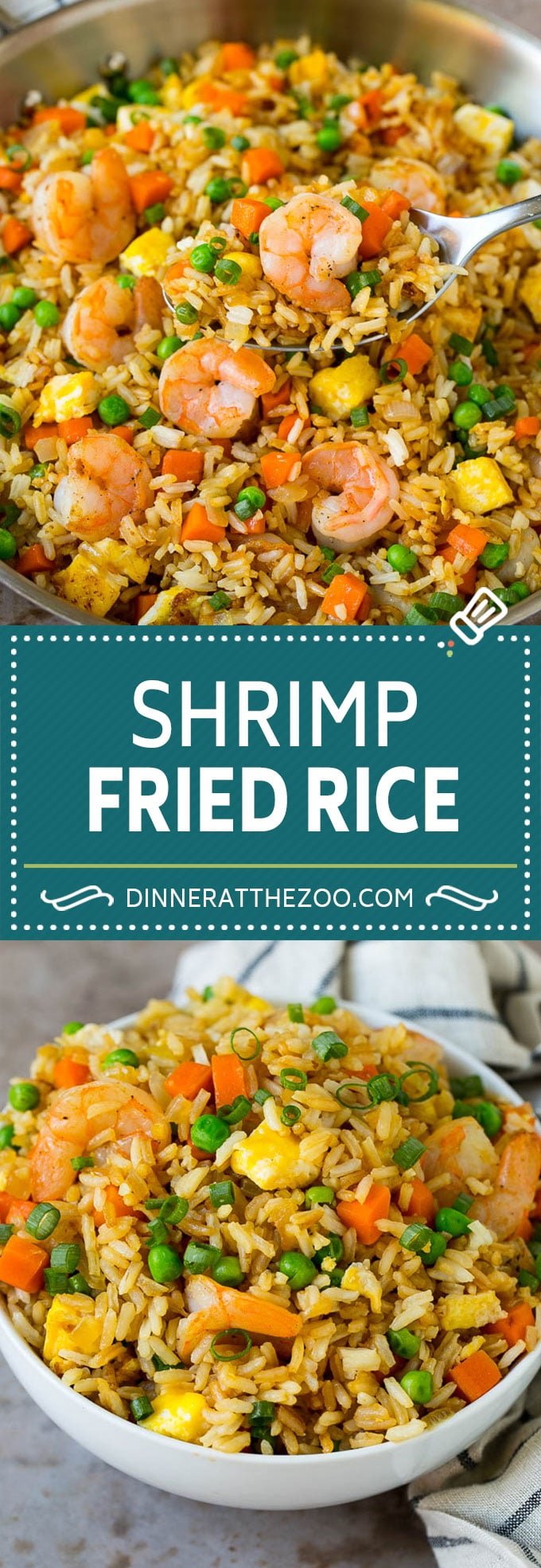 Shrimp Fried Rice Recipe | Chinese Fried Rice #rice #shrimp #peas #carrots #sidedish #dinner #fuyos