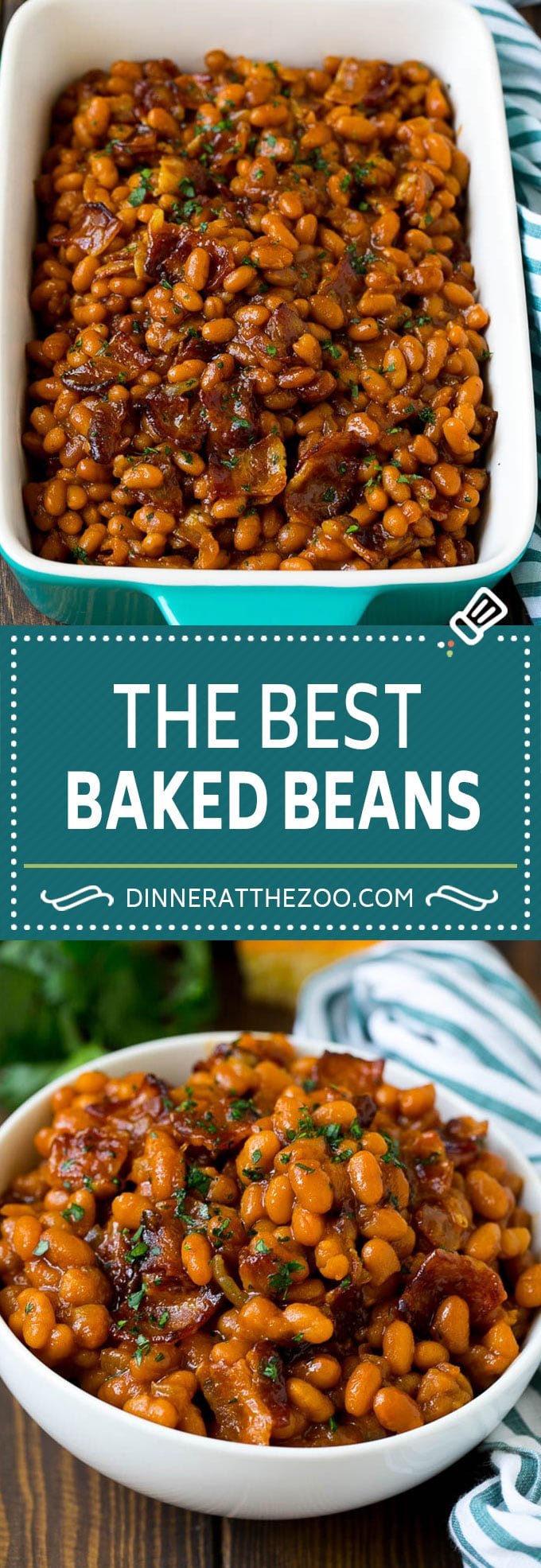 Baked Beans Recipe #beans #bacon #sidedish #bbq #dinner #fuyos
