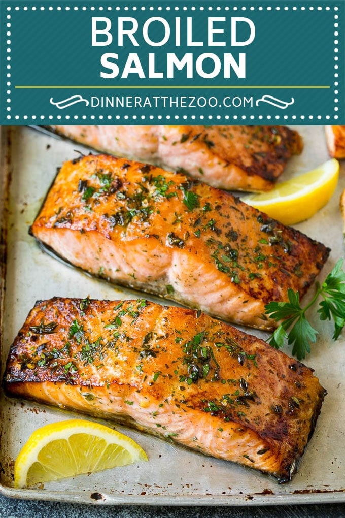 Broiled Salmon Recipe | Healthy Salmon Recipe #salmon #garlic #seafood #dinner #fuyos