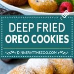 Fried Oreos Recipe #oreos #cookies #dessert #chocolate #fuyos