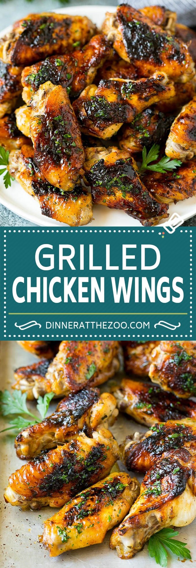 Grilled Chicken Wings | Marinated Chicken Wings | Grilled Chicken #chicken #chickenwings #grilling #marinade #dinner #appetizer #fuyos