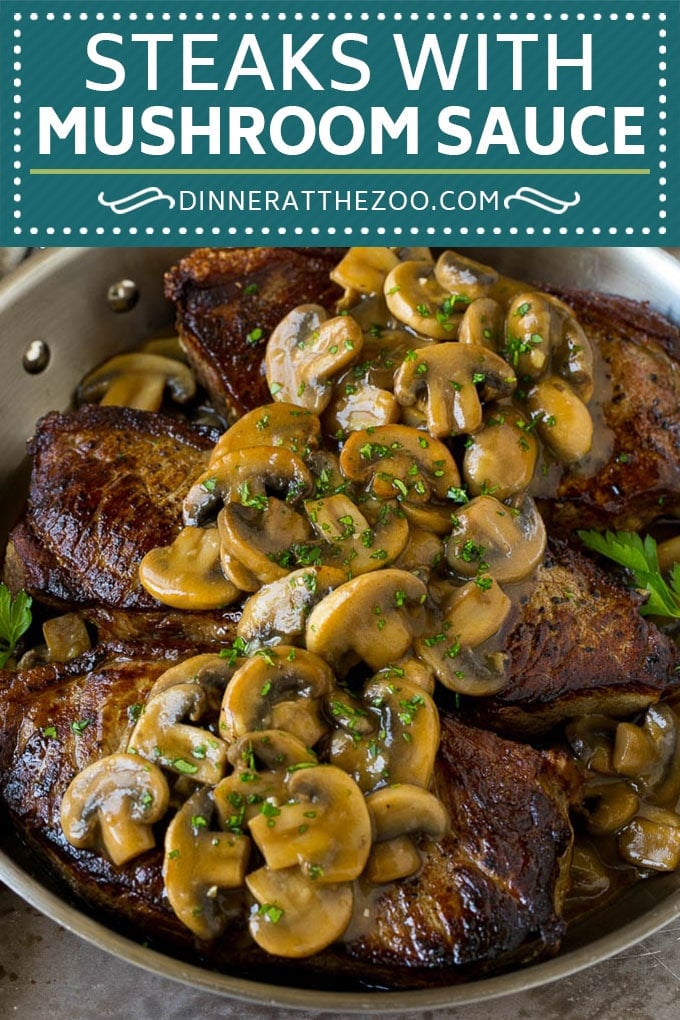 Mushroom Steak Sauce Recipe #mushrooms #steak #beef #dinner #fuyos