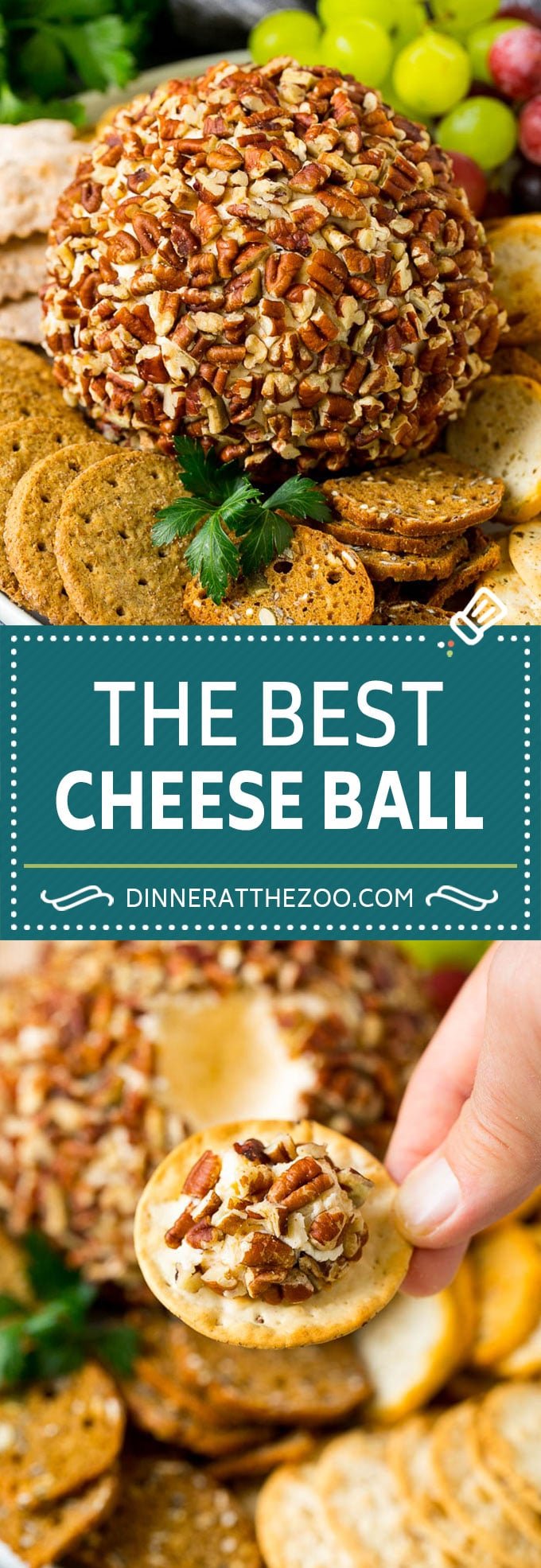 Cheese Ball Recipe #cheese #cheeseball #pecans #appetizer #snack #keto #lowcarb #fuyos