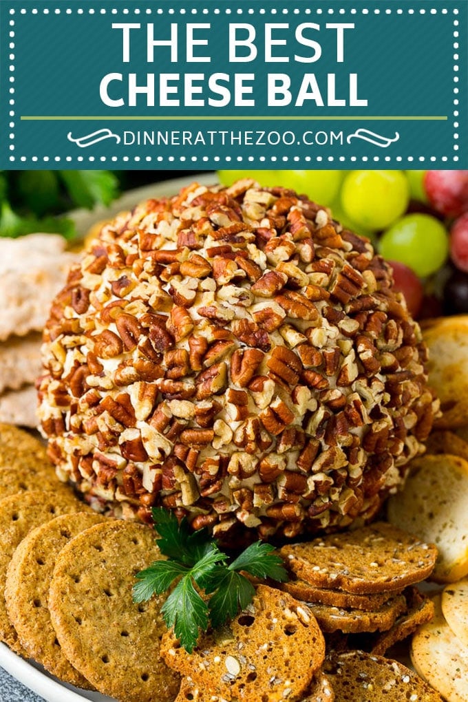 Cheese Ball Recipe #cheese #cheeseball #pecans #appetizer #snack #keto #lowcarb #fuyos