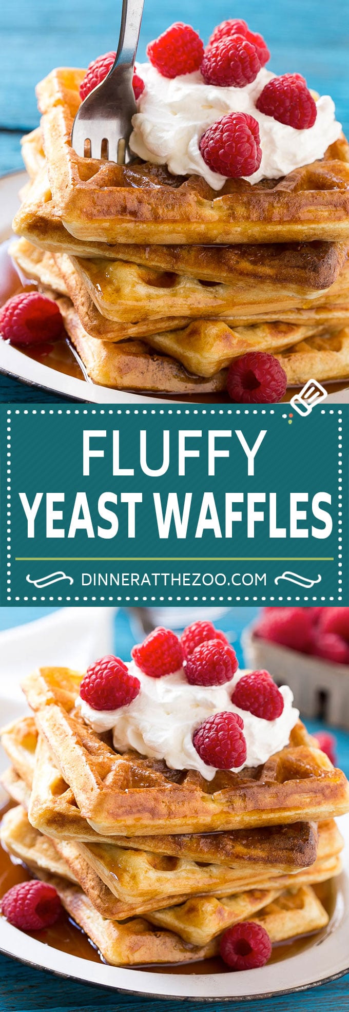 Yeast Waffles Recipe | Homemade Waffles #waffles #breakfast #brunch #fuyos